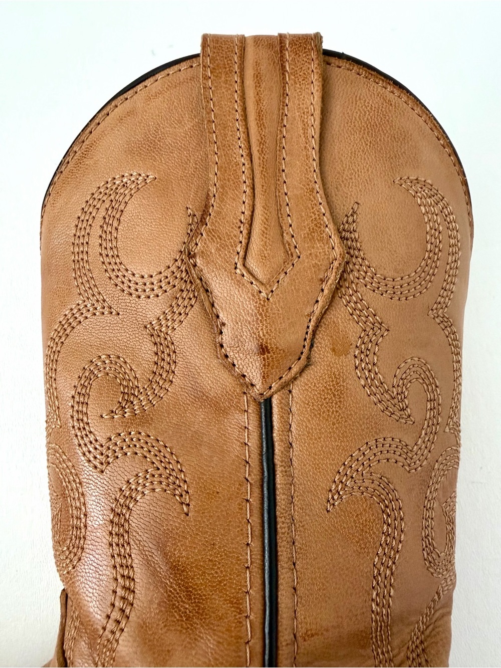 CODY JAMES | Boys Showdown Leather Western Cowboy Boots Tan Brown Size 3 D - Picture 11 of 14